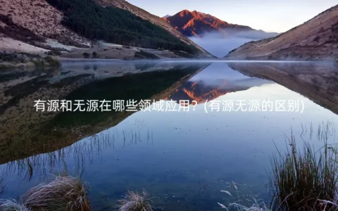 有源和无源在哪些领域应用？(有源无源的区别)