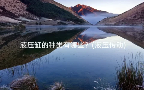 液压缸的种类有哪些？(液压传动)