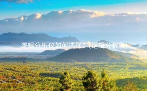 逻辑分析仪如何选择？(逻辑分析仪)
