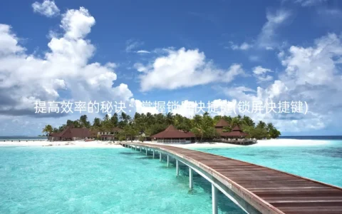 提高效率的秘诀：掌握锁屏快捷键(锁屏快捷键)