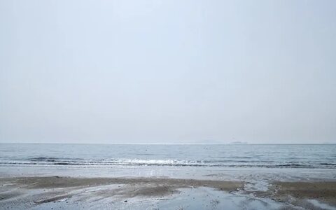 青岛的海，舒服的让人感冒