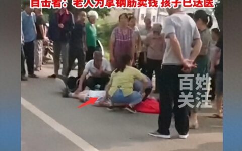 老人砸倒废弃电杆、导致过路男孩被砸伤！废弃电杆为何没及时清除