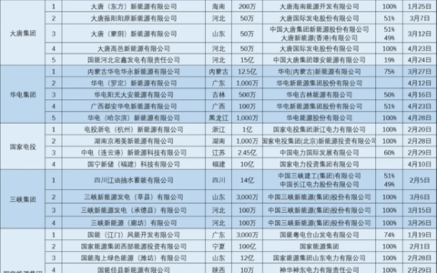 半年不到，五大六小成立38家新能源公司，注册资本超260亿