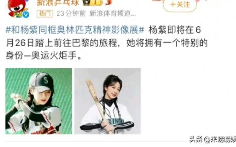 杨紫闷声干大事解锁新身份将担任巴黎奥运火炬手网友她配享太庙-杨紫脸僵